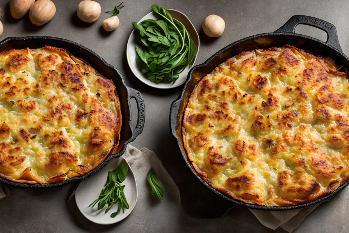 Recette gratin de poireaux au jambon